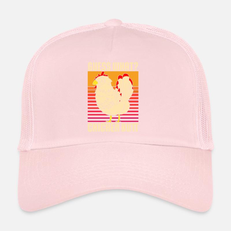 Drôle Devinez quoi ? Cul de poulet ! Casquette trucker 