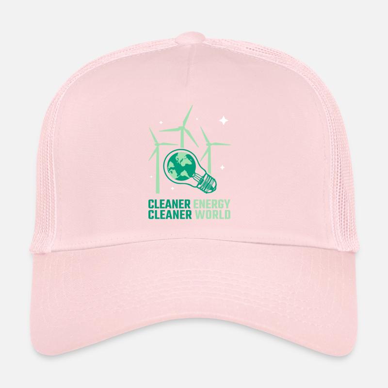 Windpower Cleaner Energy Windenergie Trucker Cap