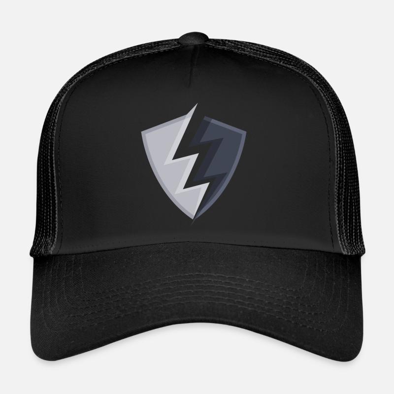 Wappen logo - Trucker Cap - Schwarz/Schwarz