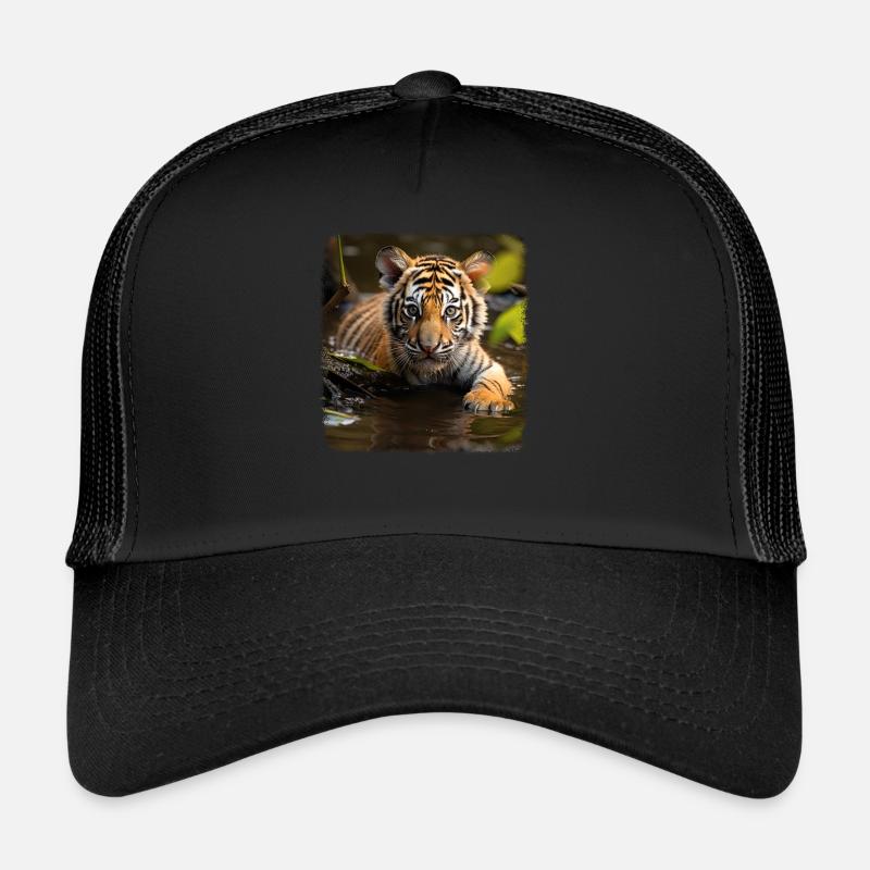 Tiger realistic Tigerbaby Trucker Cap