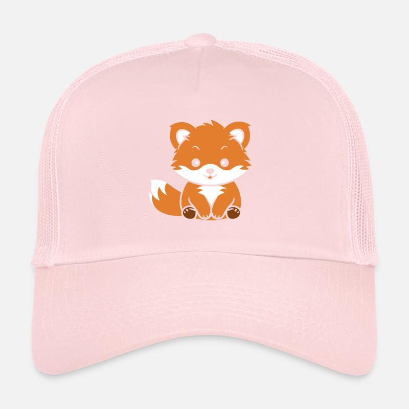 Fuchs liebt den kleinen roten Panda Trucker Cap