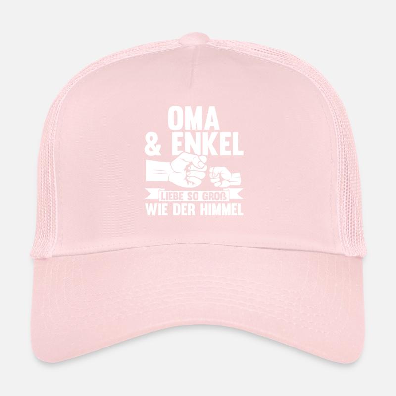 Oma Großmutter und Enkel Trucker Cap