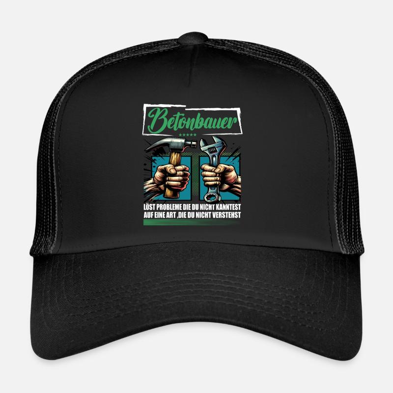 Betonbauer Beruf mit lustigen Spruch Trucker Cap
