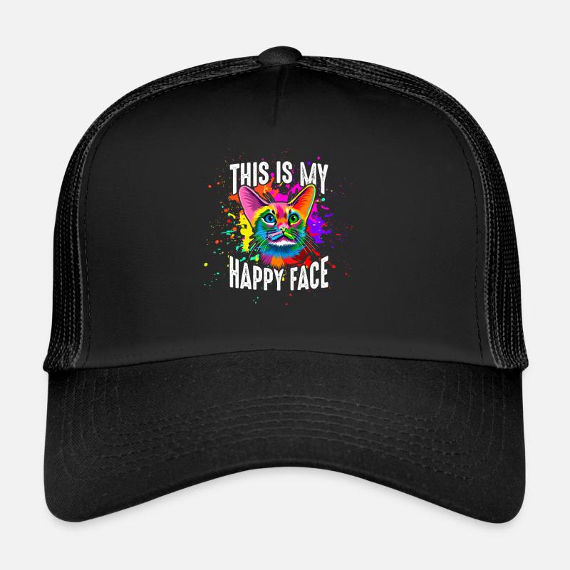 Das ist mein glückliches Gesicht Trucker Cap