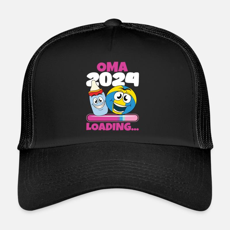 Oma 2024 werdende Oma 2024 Loading Trucker Cap