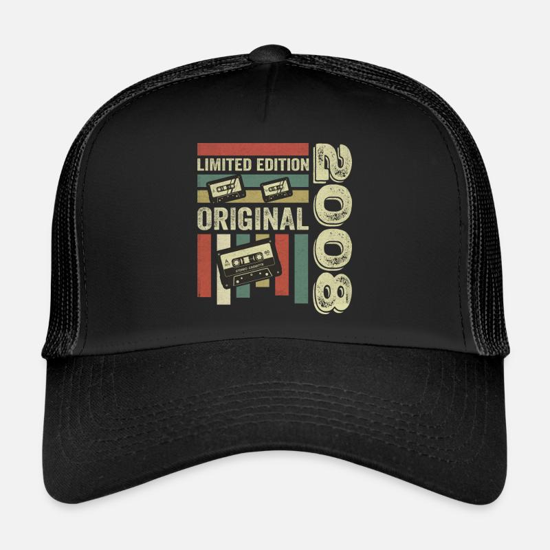 Millésime 2008 - Citation d’anniversaire rétro 2008 Casquette trucker 