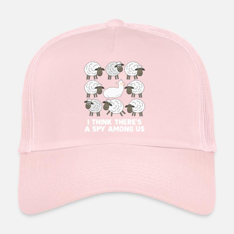 Alpaca Spy Sheep Alpacas Trucker Cap