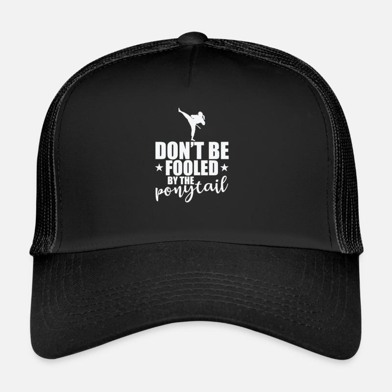 Don't be Fooled by the Ponytail Taekwondo Trucker Cap