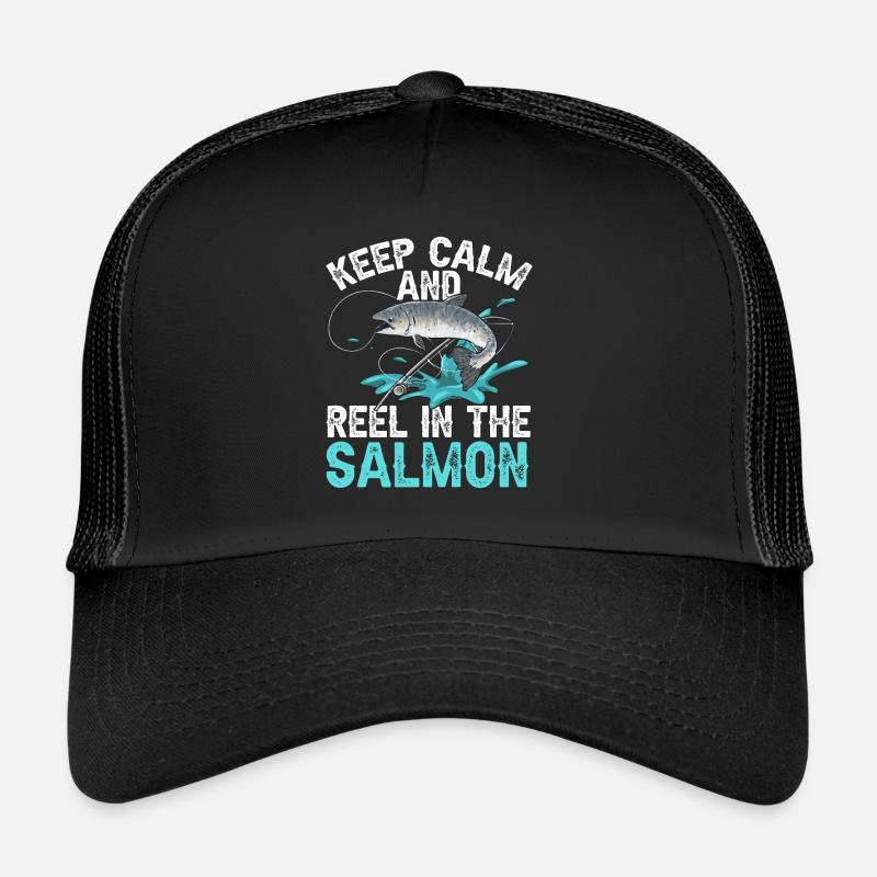 Pêche au saumon Pêcheur de saumon Casquette trucker 