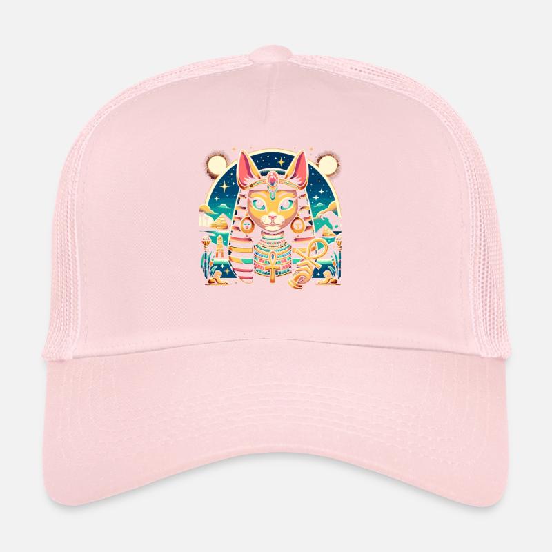 Bastet Déesse égyptienne Égypte Pyramide Égypte Casquette trucker 