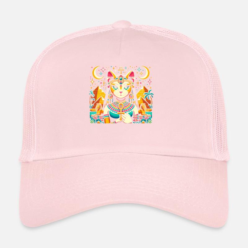 Bastet Déesse égyptienne Égypte Pyramide Égypte Casquette trucker 