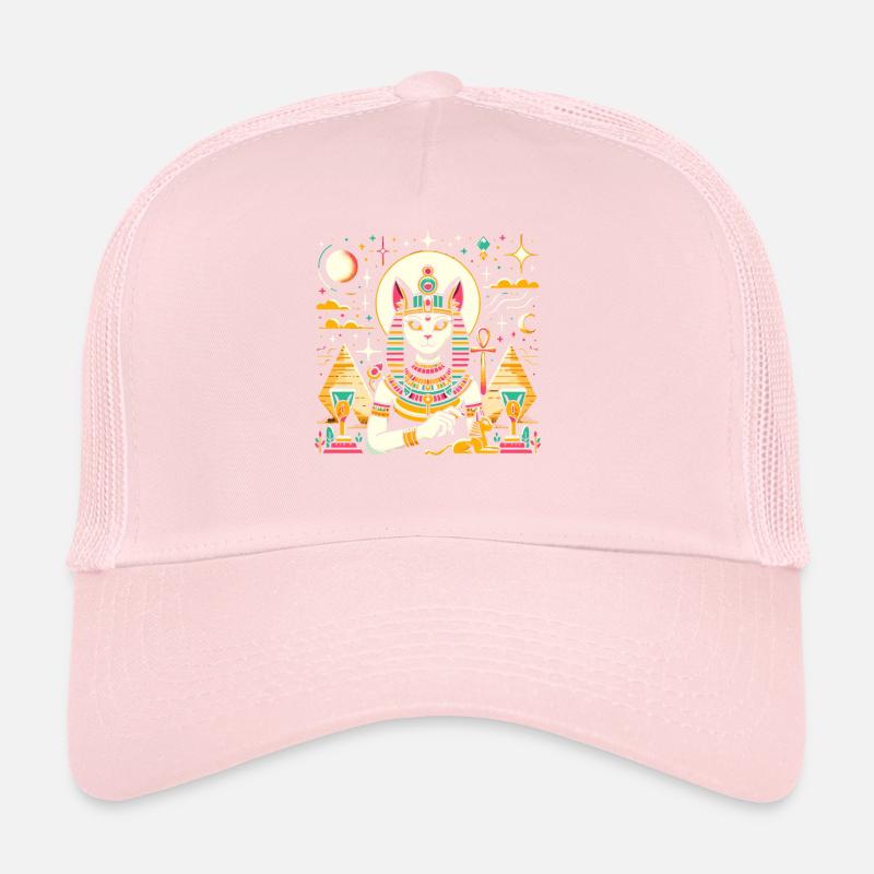 Bastet Déesse égyptienne Égypte Pyramide Égypte Casquette trucker 