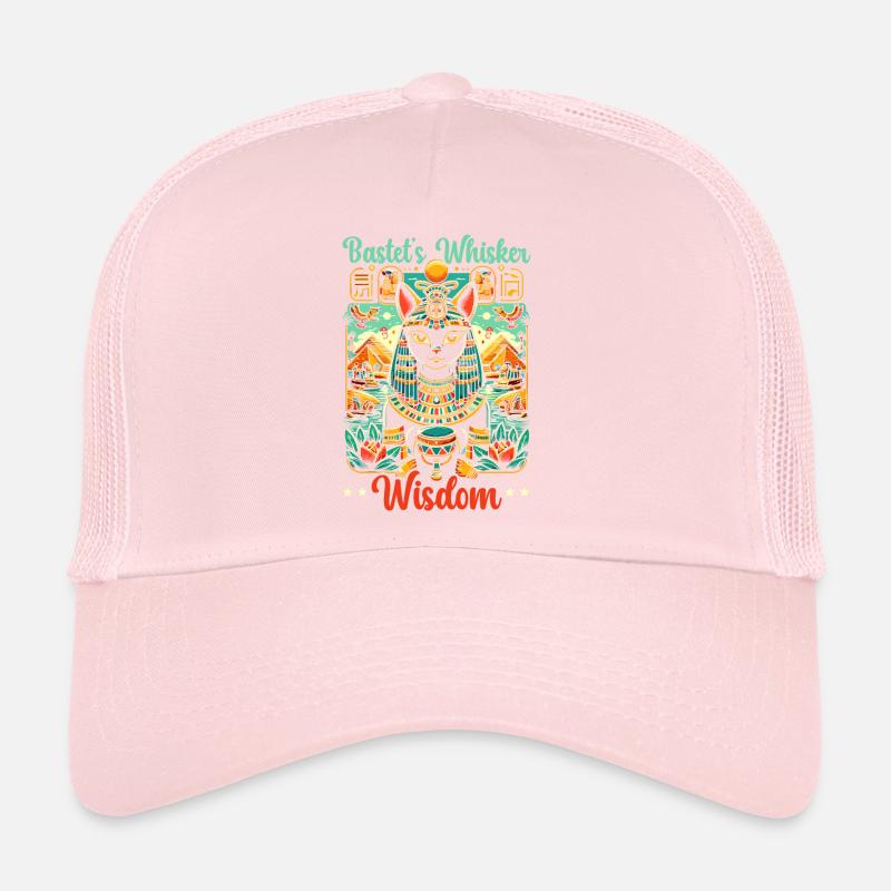 Bastet Déesse égyptienne Égypte Pyramide Égypte Casquette trucker 
