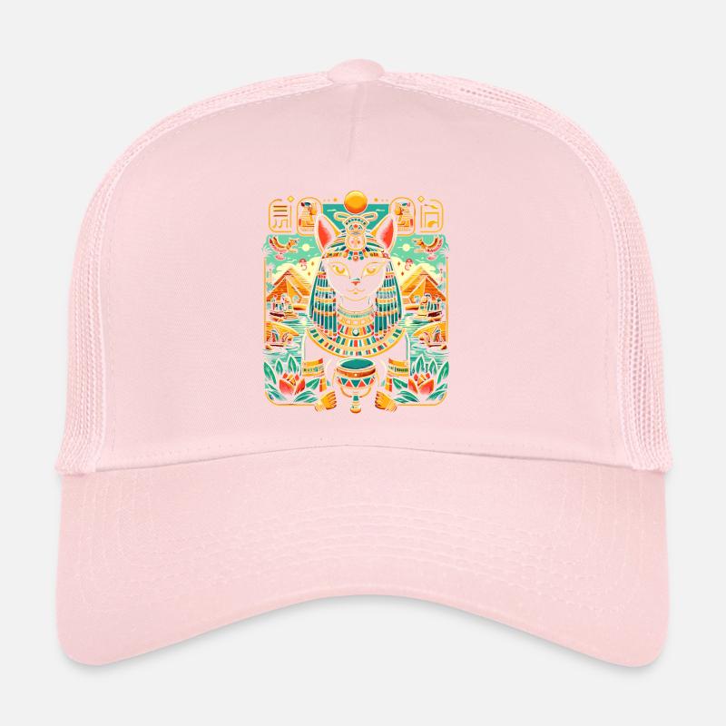 Bastet Déesse égyptienne Égypte Pyramide Égypte Casquette trucker 