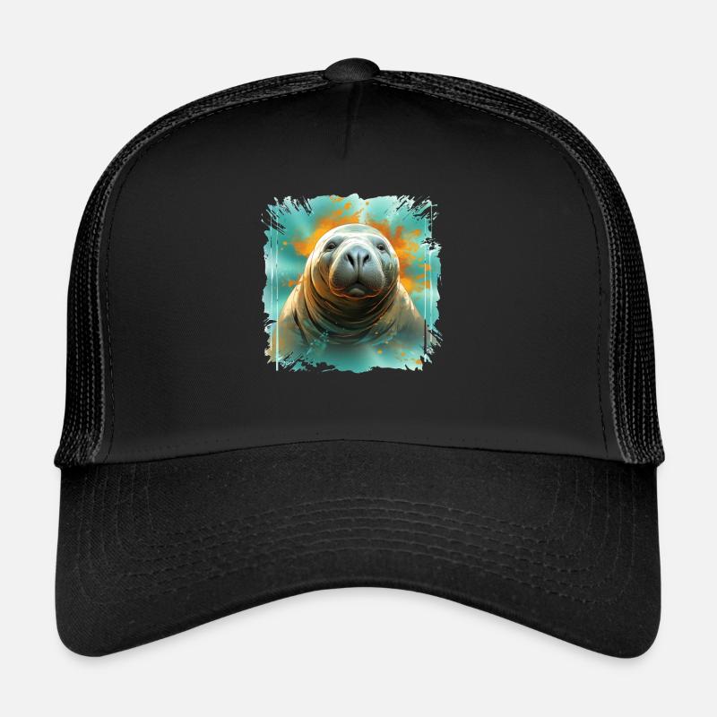 Save the manatees Aquatic animals Manatees Trucker Cap