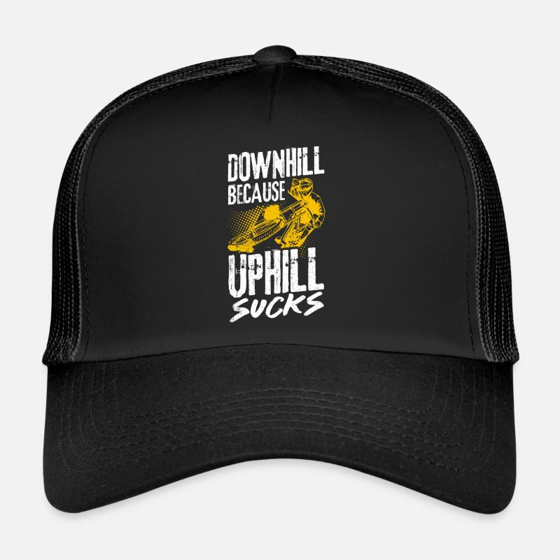 Descente parce que la montée aspire les vélos VTT Ber Casquette trucker 