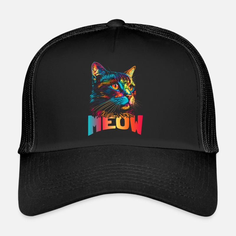 Meow cat Trucker Cap