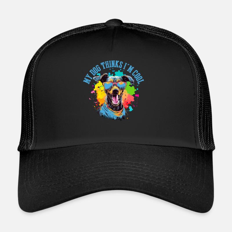 Mein Hund denkt, ich bin cool Trucker Cap