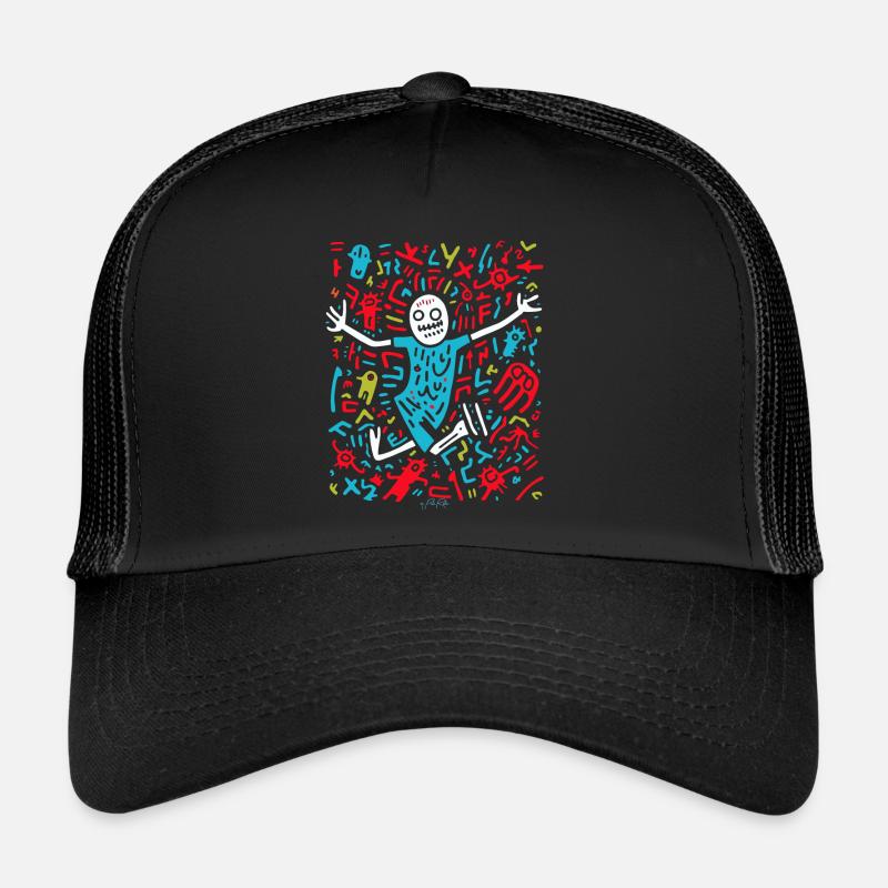 Abondance de dessins animés Pop Art Casquette trucker 