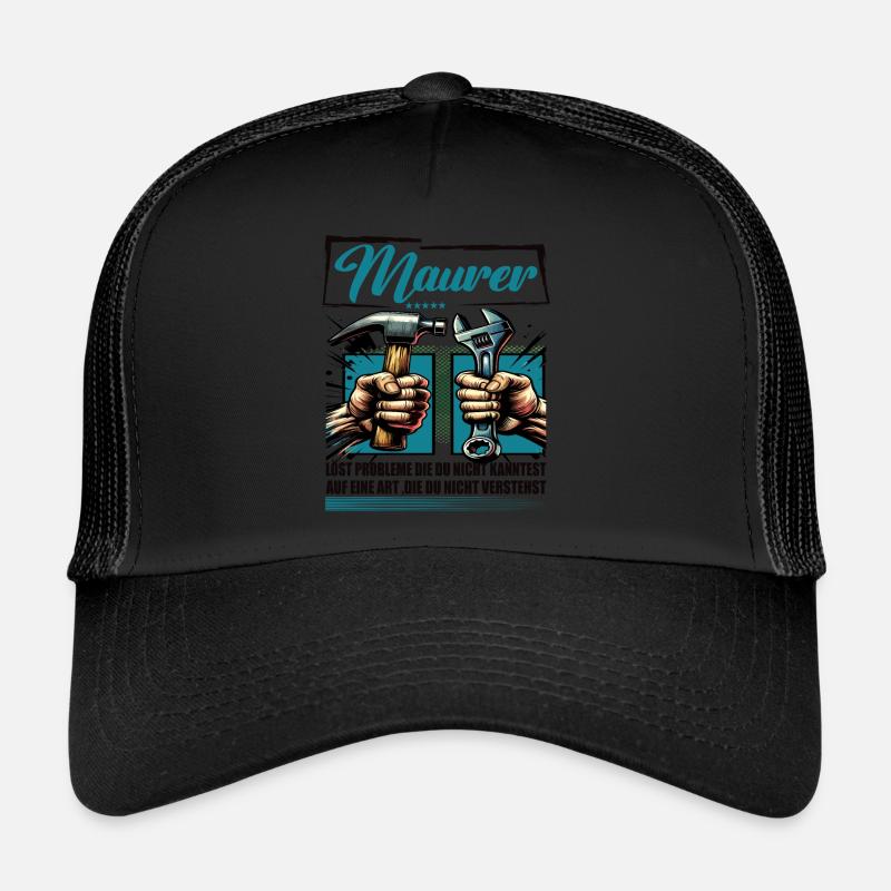 Maurer Beruf mit lustigen Spruch Trucker Cap