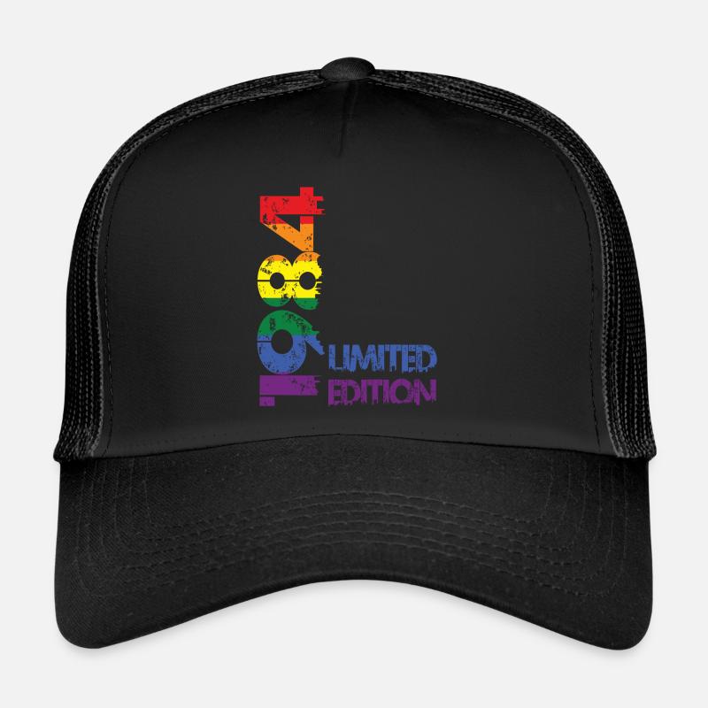 Édition limitée 1984 - Casquette trucker  - noir/noir
