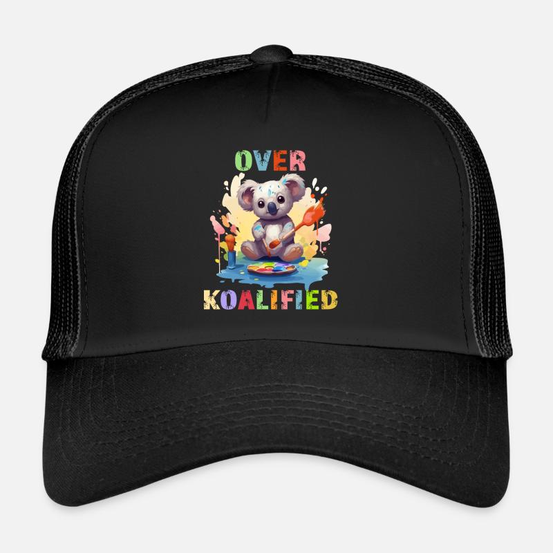 About Koalified Koala Bear Lover Birthday Trucker Cap