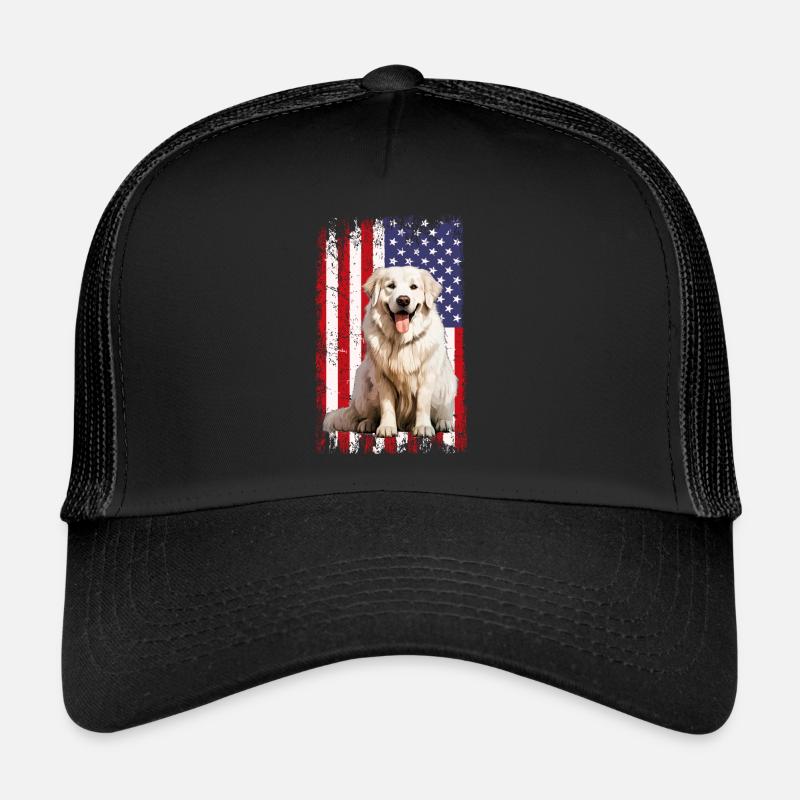 Great Pyrenees dog, Trucker Cap