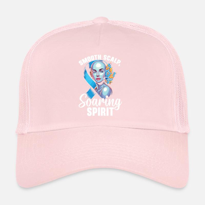 Alopecia Areata Awareness Month Baldness Bald Head Trucker Cap