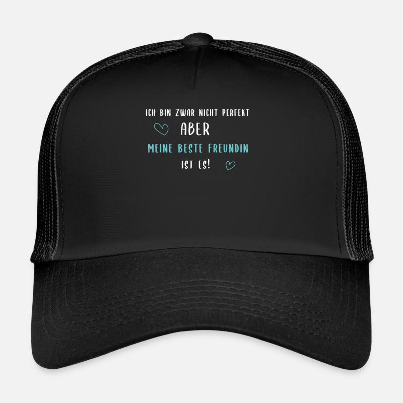 Beste Freundin Perfektion Liebe Trucker Cap