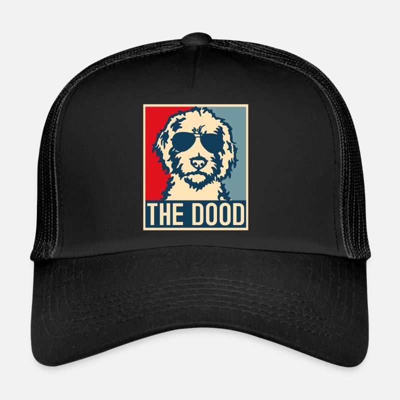 Goldendoodle Hund The Dood Geschenk - Trucker Cap - Schwarz/Schwarz