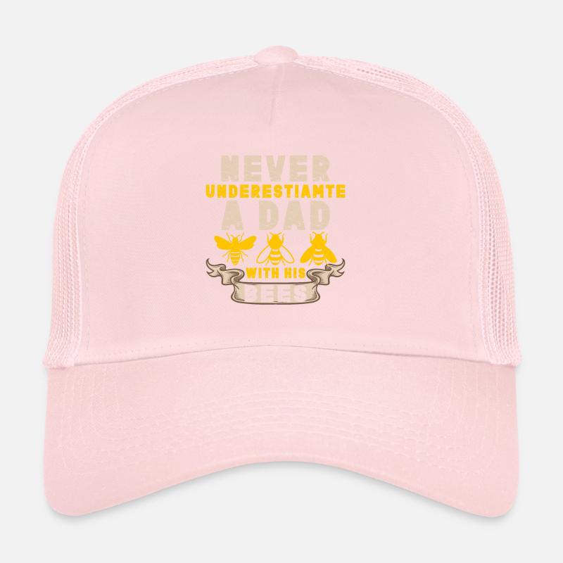 Bee Father Honey Beekeeper Father Beekeeper Trucker Cap