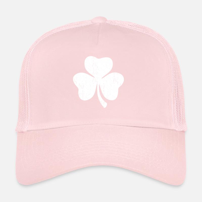 Trèfle blanc à trois feuilles Casquette trucker 
