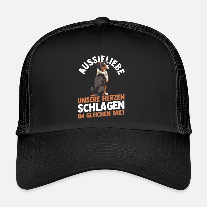 Australian Shepherd Hund Aussie Trucker Cap