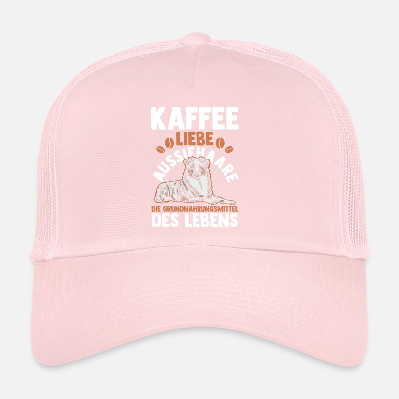 Kaffee Australian Shepherd Hund Aussie Trucker Cap