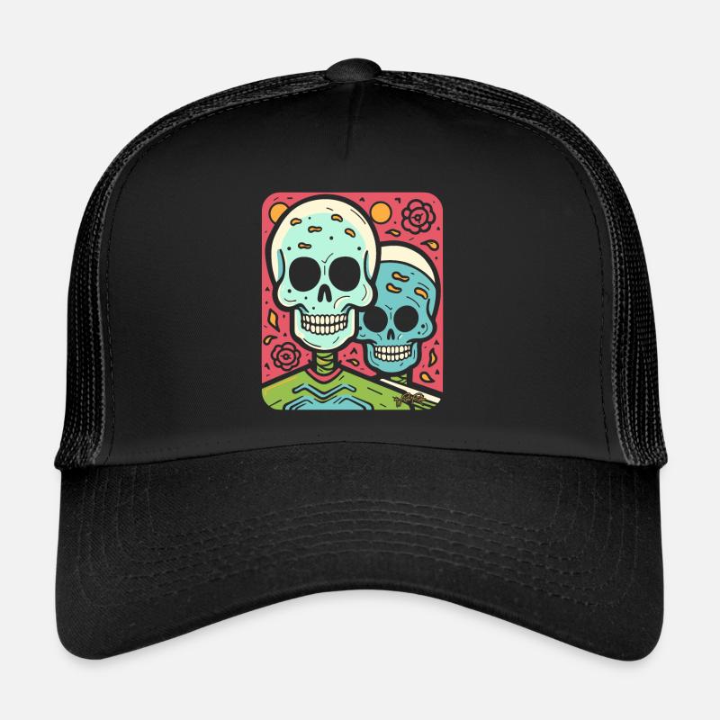 Modern Pop Skulls and Partnership vs. Love Trucker Cap