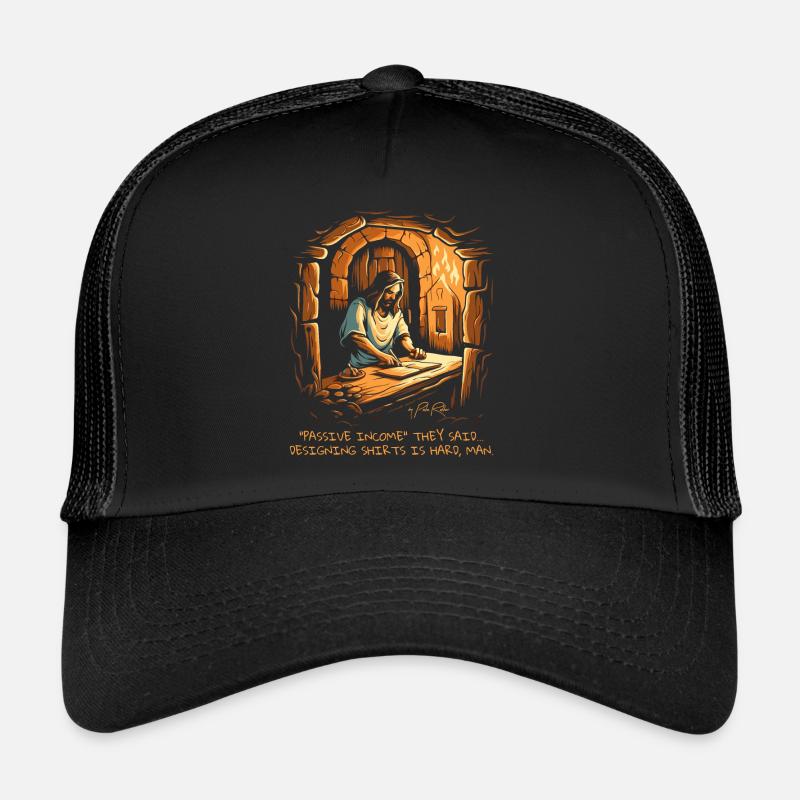 Passives Einkommen: Designer Jesus Trucker Cap