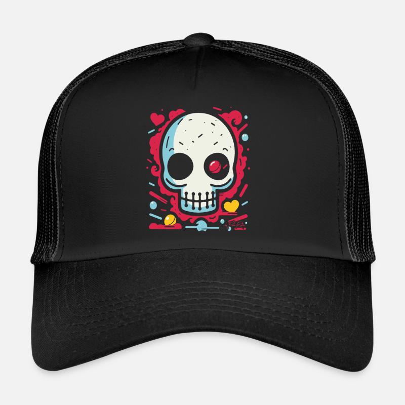 Nichts als Herzen und Liebe bis auf die Knochen Trucker Cap