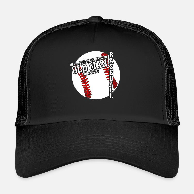 Baseball for old Men Trucker Cap