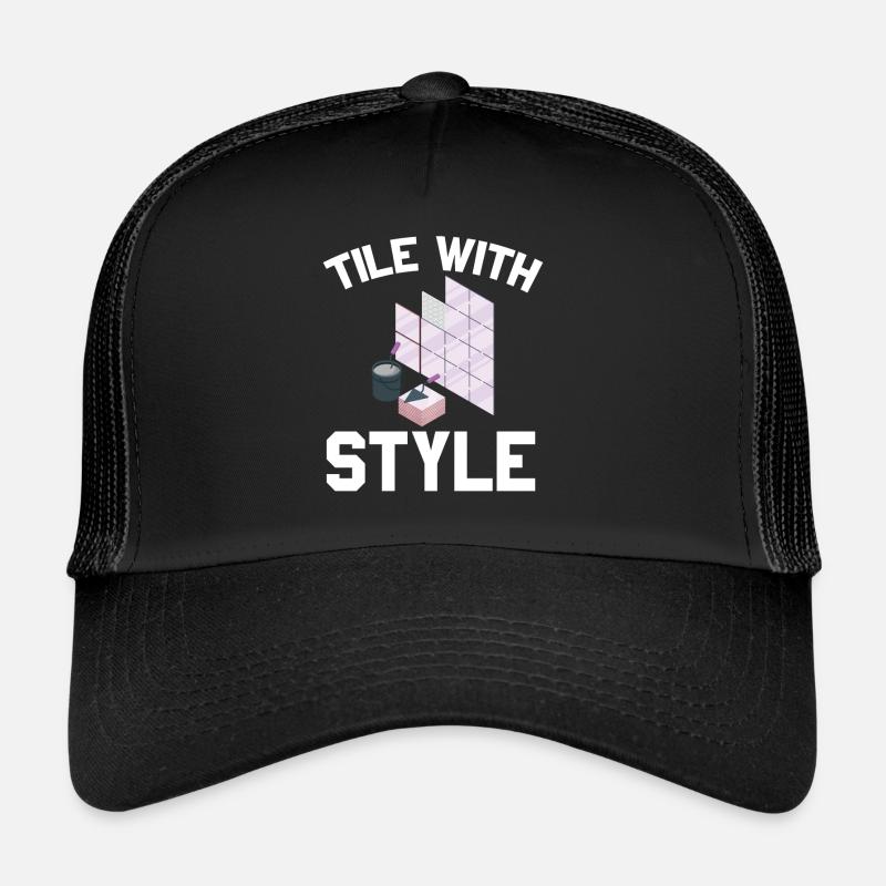 Tiler Tiler Profession Floor Layer Tile Trucker Cap