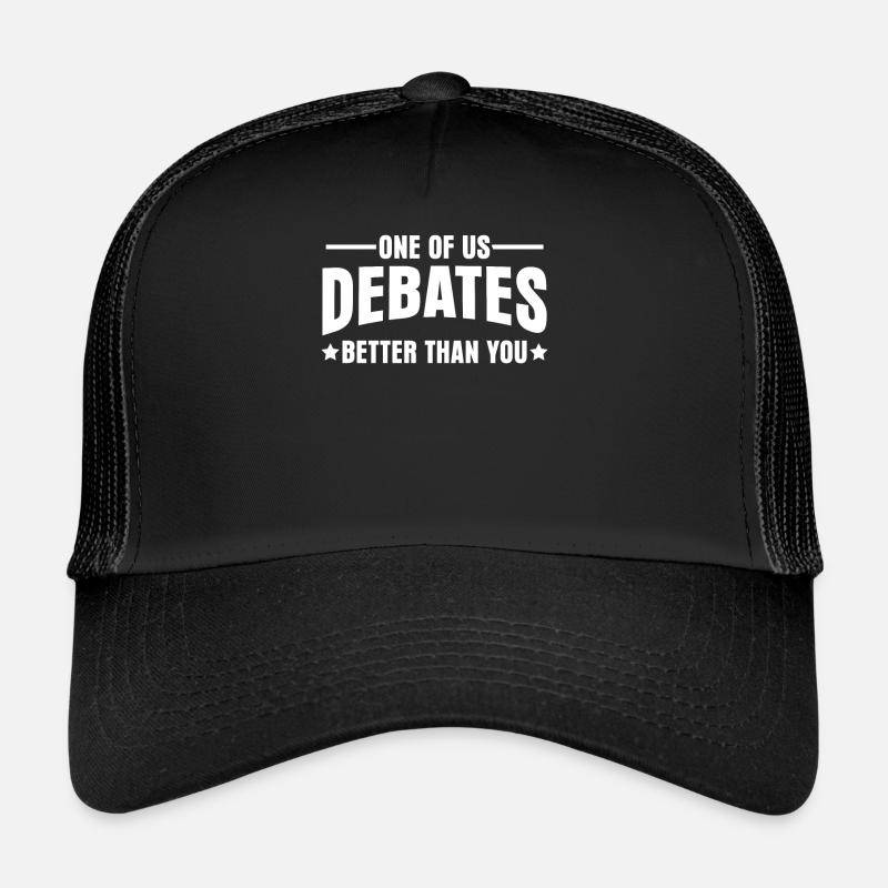 Debate Team Debating Club Trucker Cap