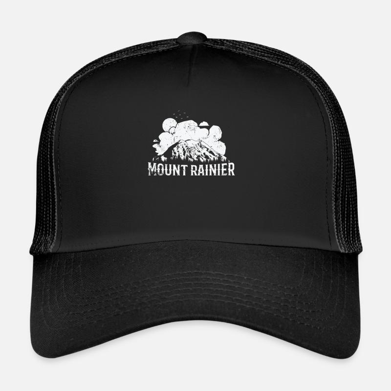 Mount Rainier Washington Cascade Range Trucker Cap
