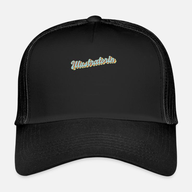 Designer Abschluss-Geschenk Illustratorin Trucker Cap