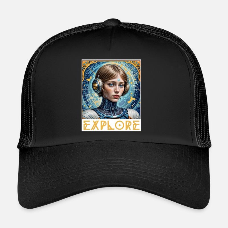 Explorez et partez à la conquête Casquette trucker 