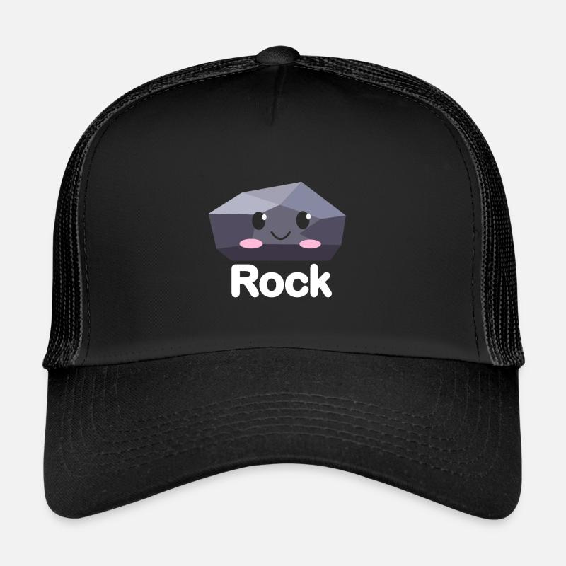 Ciseaux Papier Pierre Drôle Groupe Kawaii Casquette trucker 