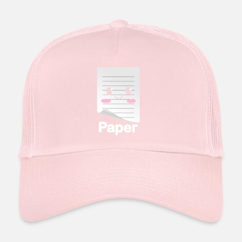 Ciseaux Papier Pierre Drôle Groupe Kawaii Casquette trucker 
