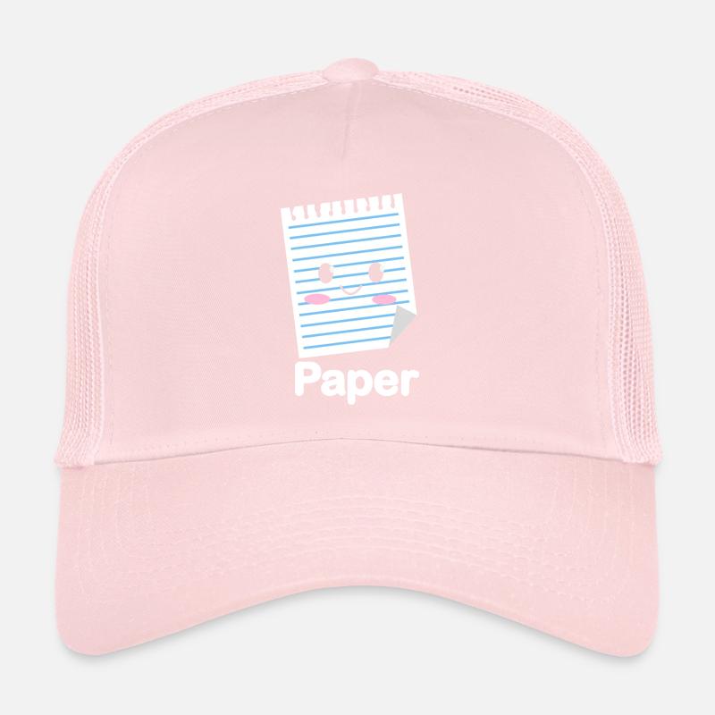 Ciseaux Papier Pierre Drôle Groupe Kawaii Casquette trucker 