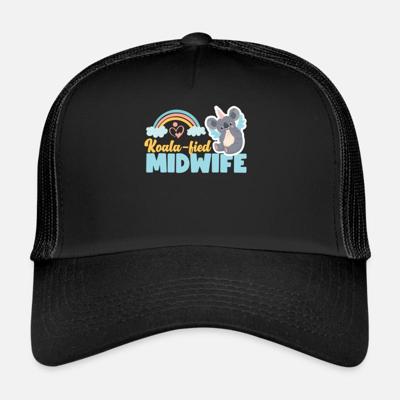 Nurse Midwife Birth Worker Koala Trucker Cap