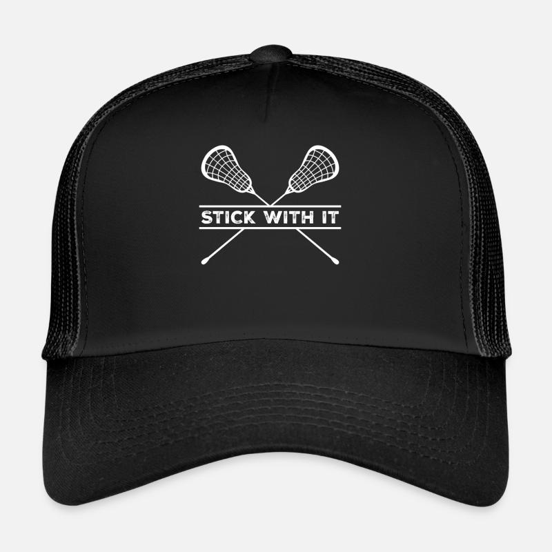 Lacrosse Stick with it Trucker Cap
