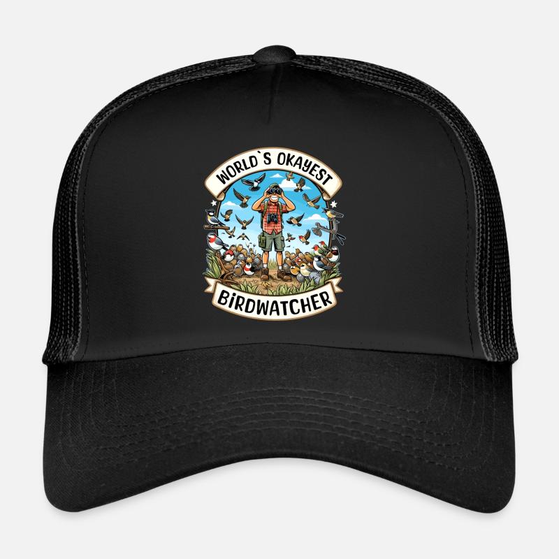 Weltbester Okayer Birdwatcher Vogelbeobachtung Trucker Cap