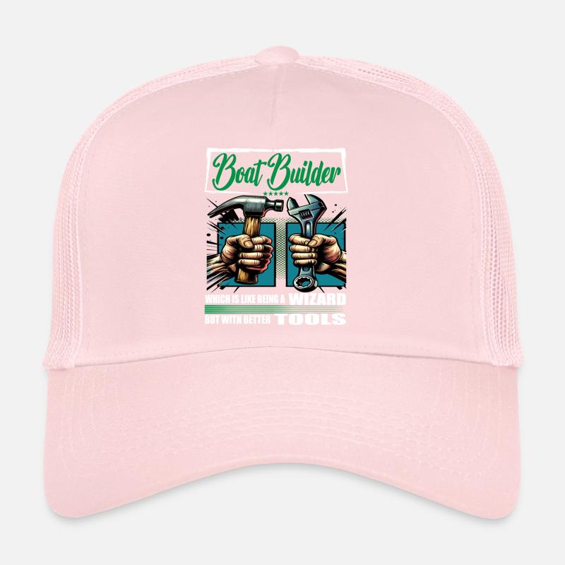 Constructeur de bateaux Profession Dictant Ouvrier Casquette trucker 